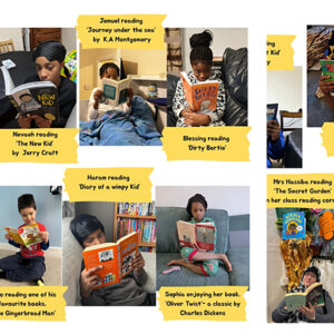 Children and Teachers Reading their Favourite Books